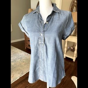 NWT Jcrew chambray top size small